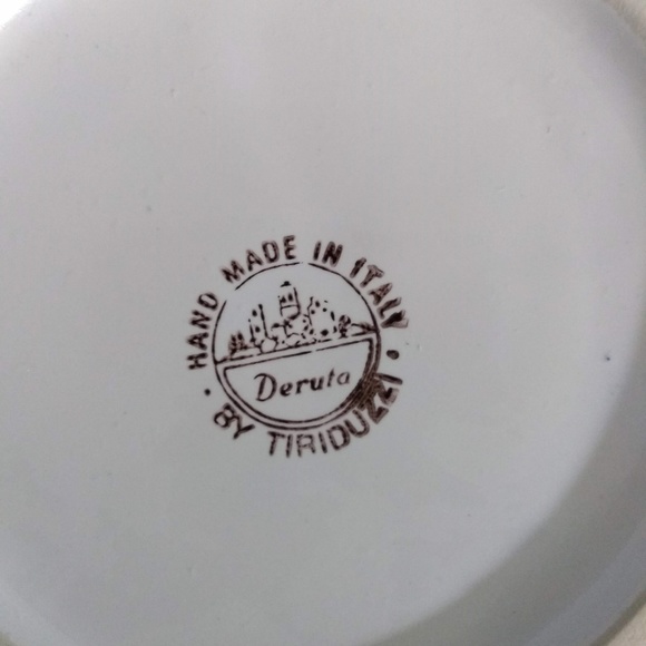 Deruta Italy Tiriduzzi Handmade Tall White Pitcher - Picture 4 of 6